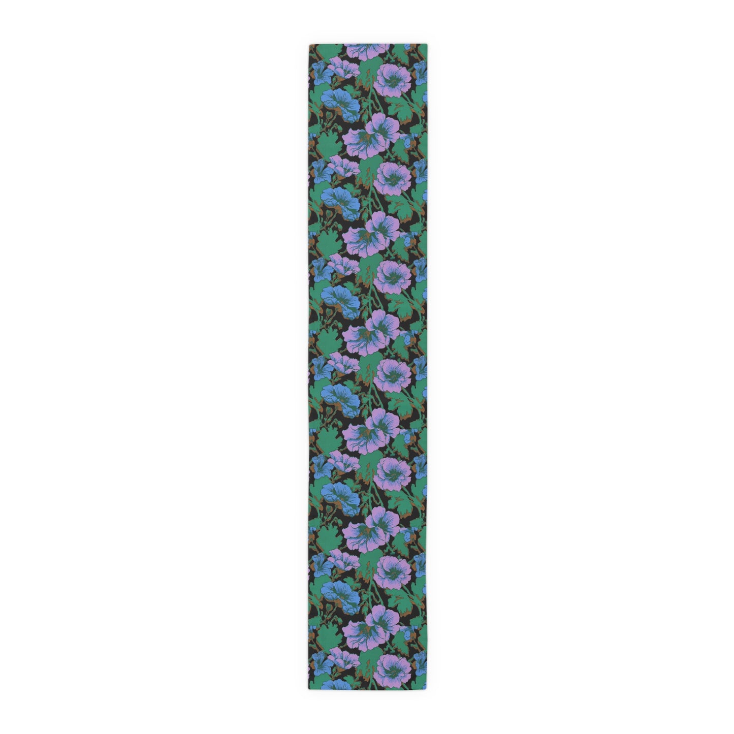 Floral Table Runner | Retro Hollyhock