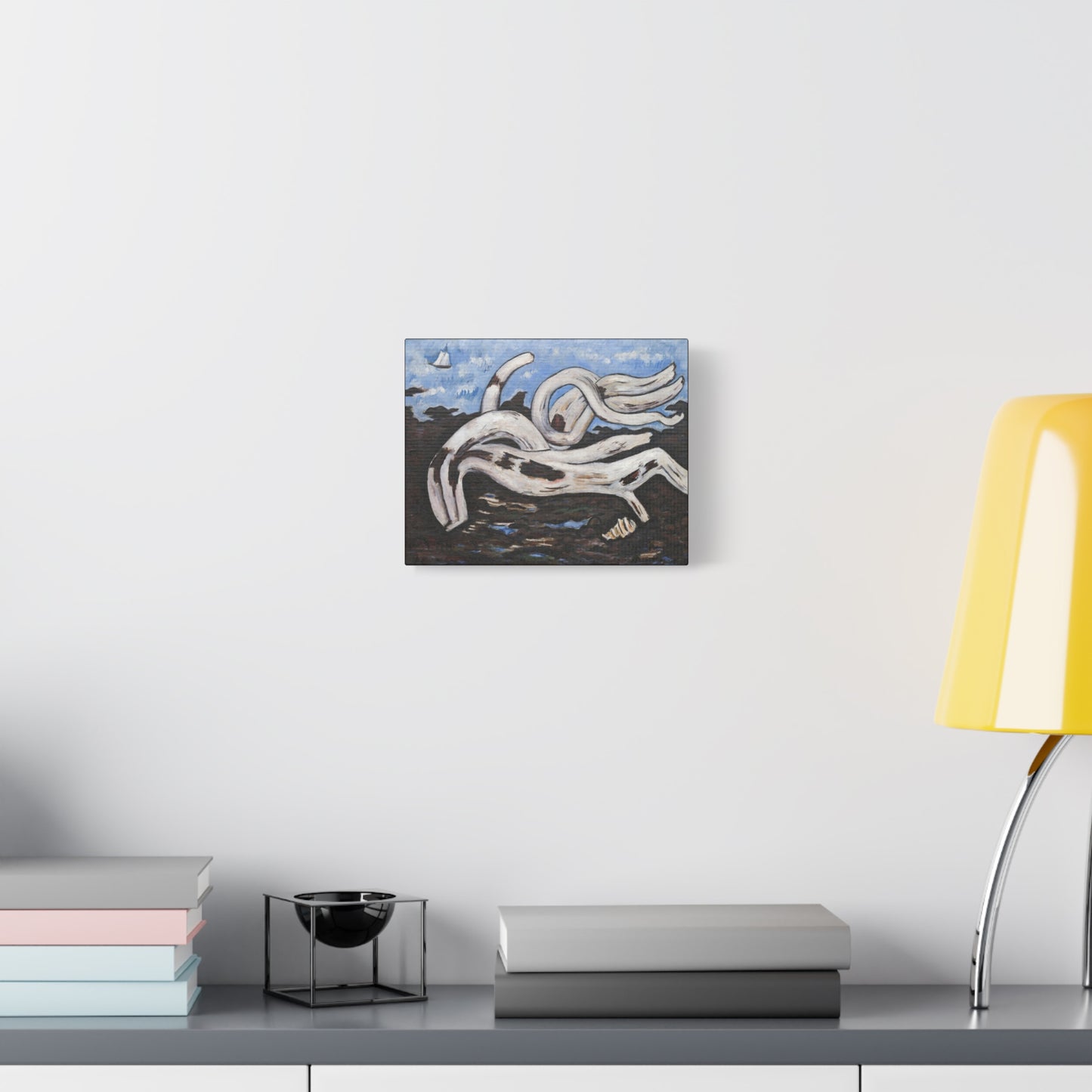 Artistic Canvas Print | Driftwood on the Bagaduce