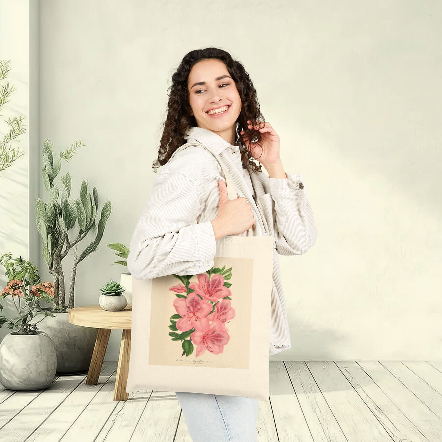 Botanical Tote Bag | Azalea indica