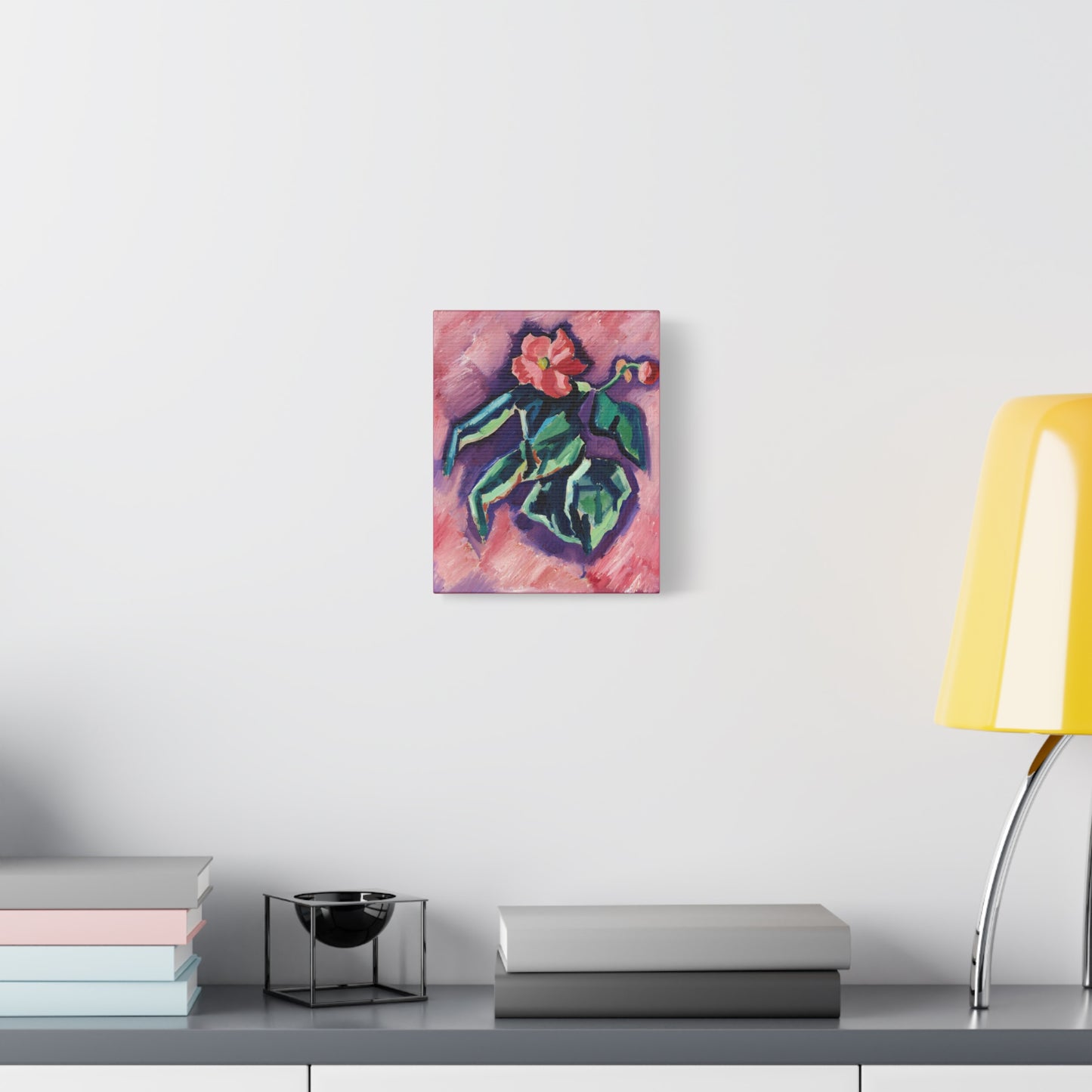 Artistic Canvas Print | Pink Begonias