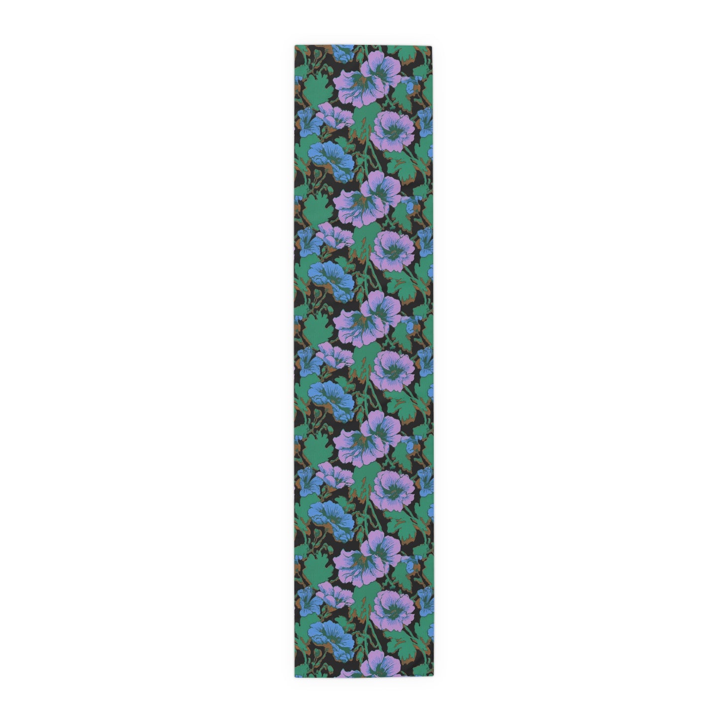 Floral Table Runner | Retro Hollyhock