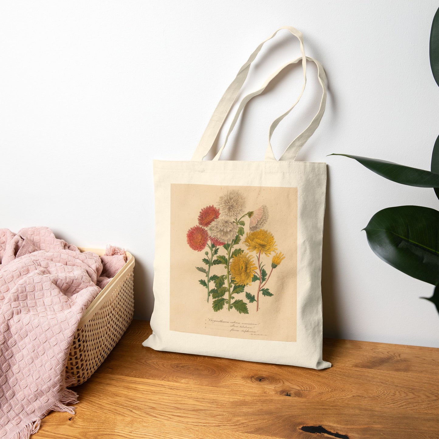 Botanical Tote Bag | Chrysanthemums