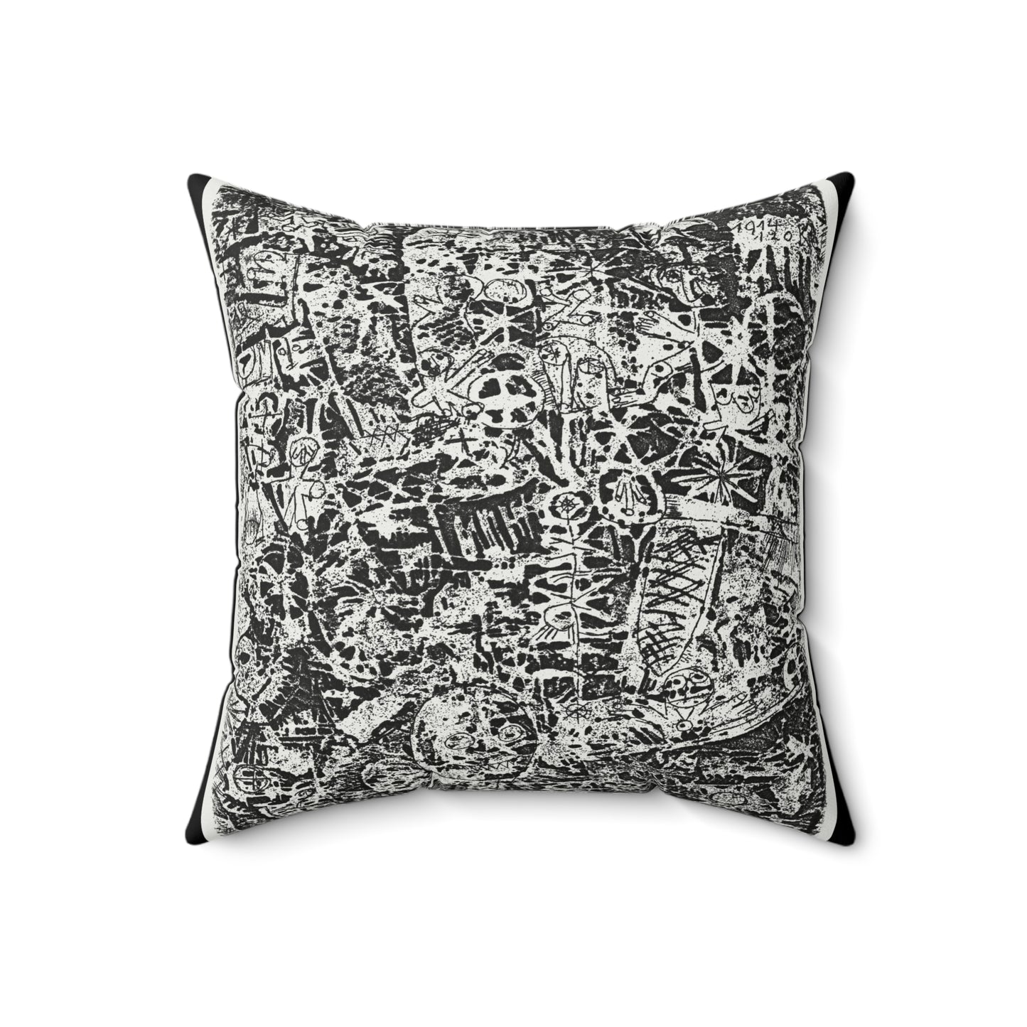 Artistic Throw Pillow | Small World (1914)