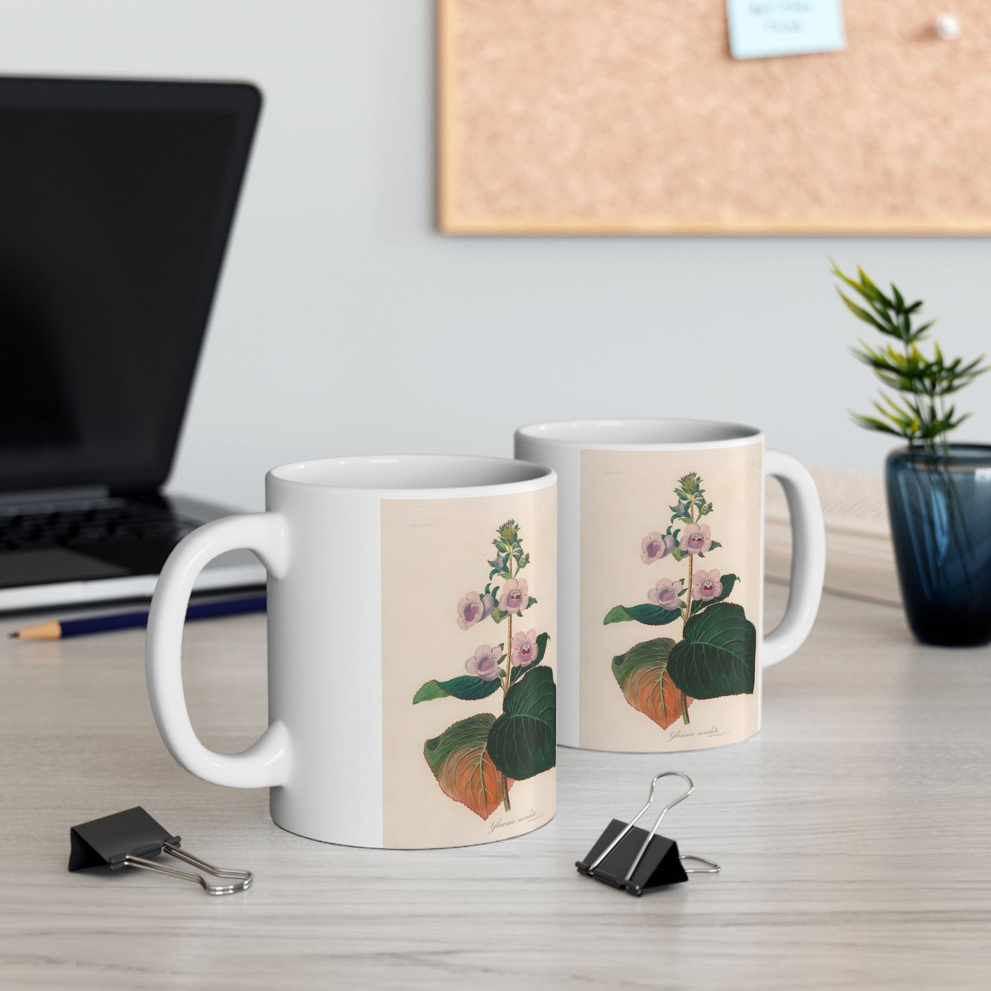Floral Ceramic Mug | Gloxinia maculata