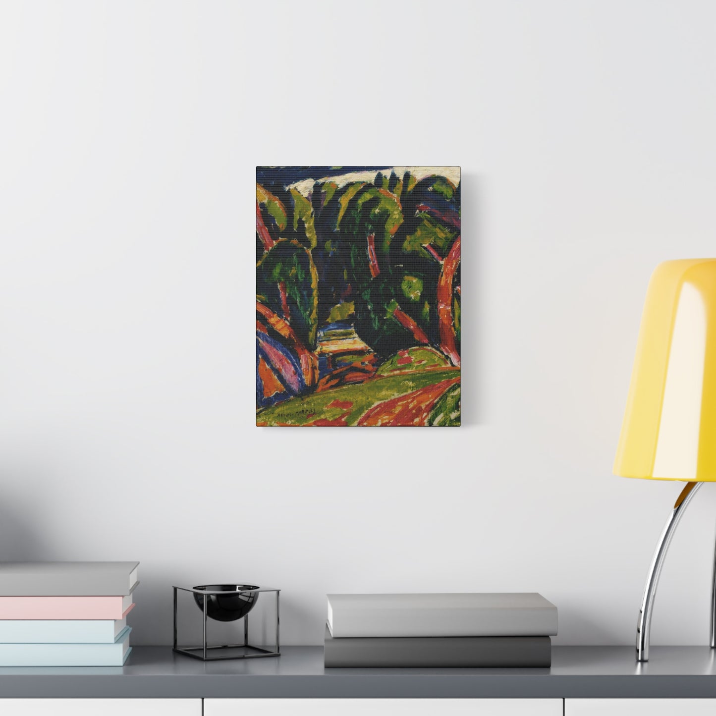 Artistic Canvas Print | Red Tree