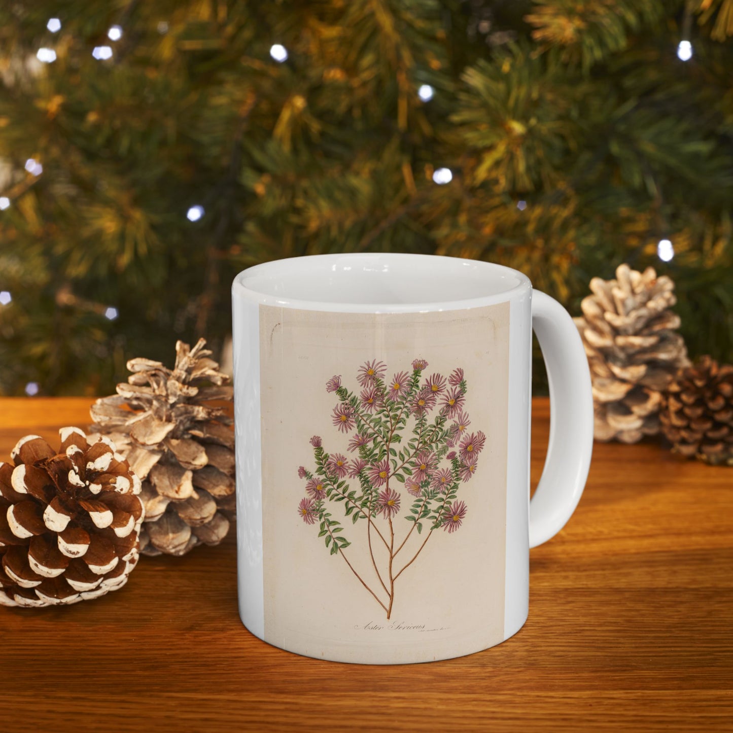 Floral Ceramic Mug | Aster Sericeus