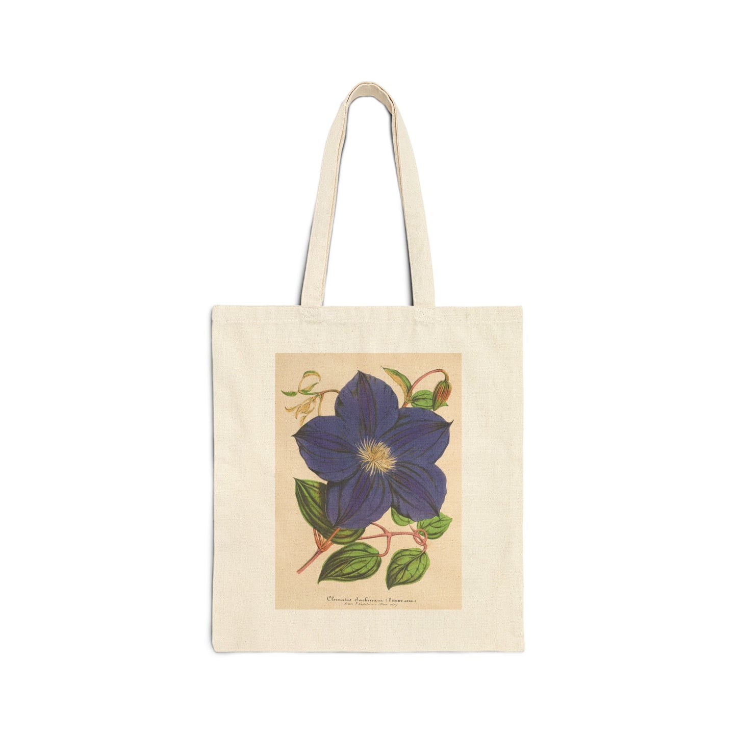 Botanical Tote Bag | Clematis Jackmani
