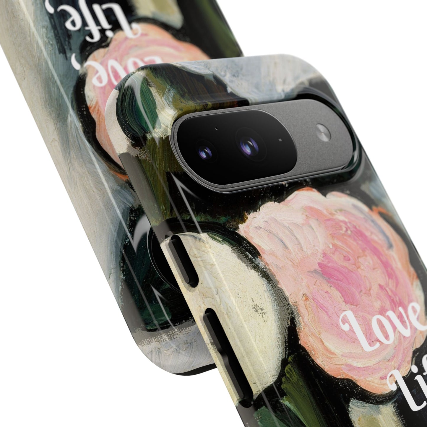 Artistic Google Pixel Case | Pink and White Flowers in a Vase