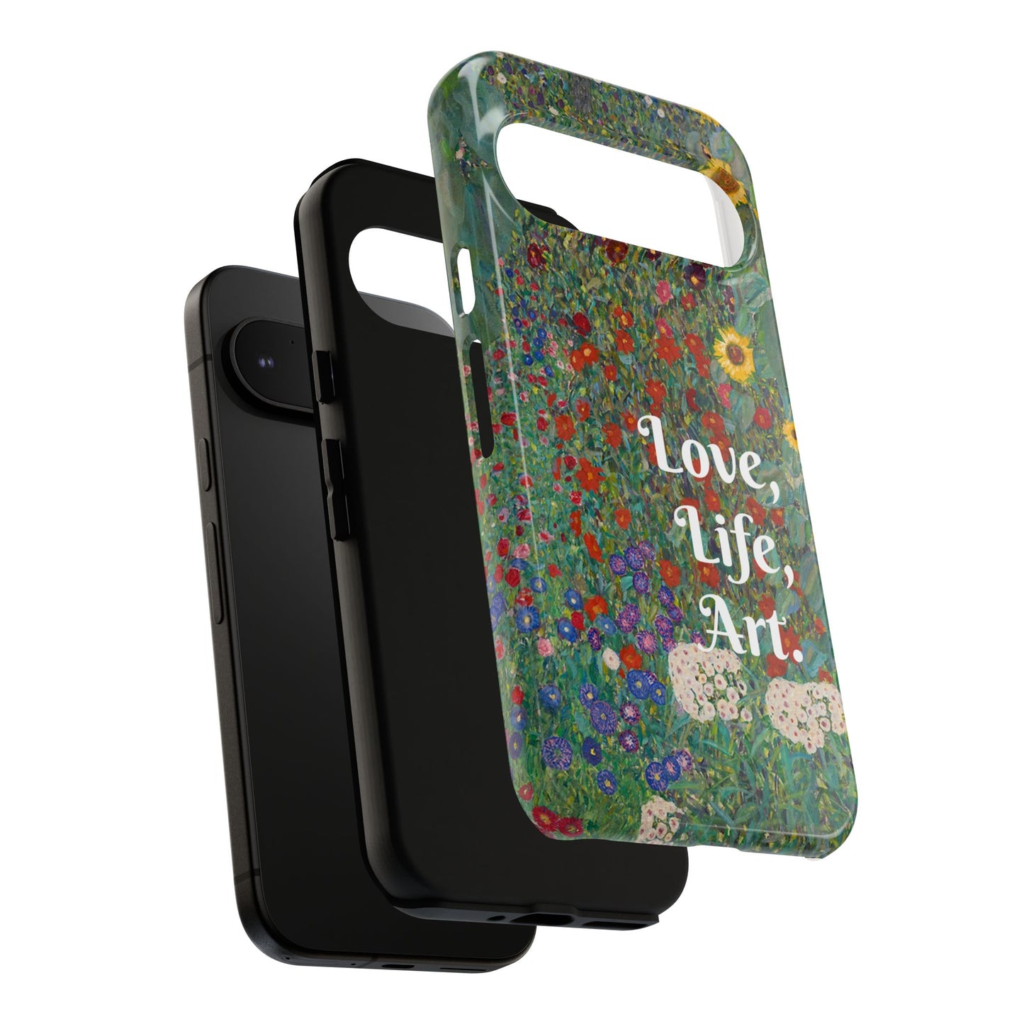 Artistic Google Pixel Case | Gustav Klimt's Farm Garden with Sunflowers (1907)