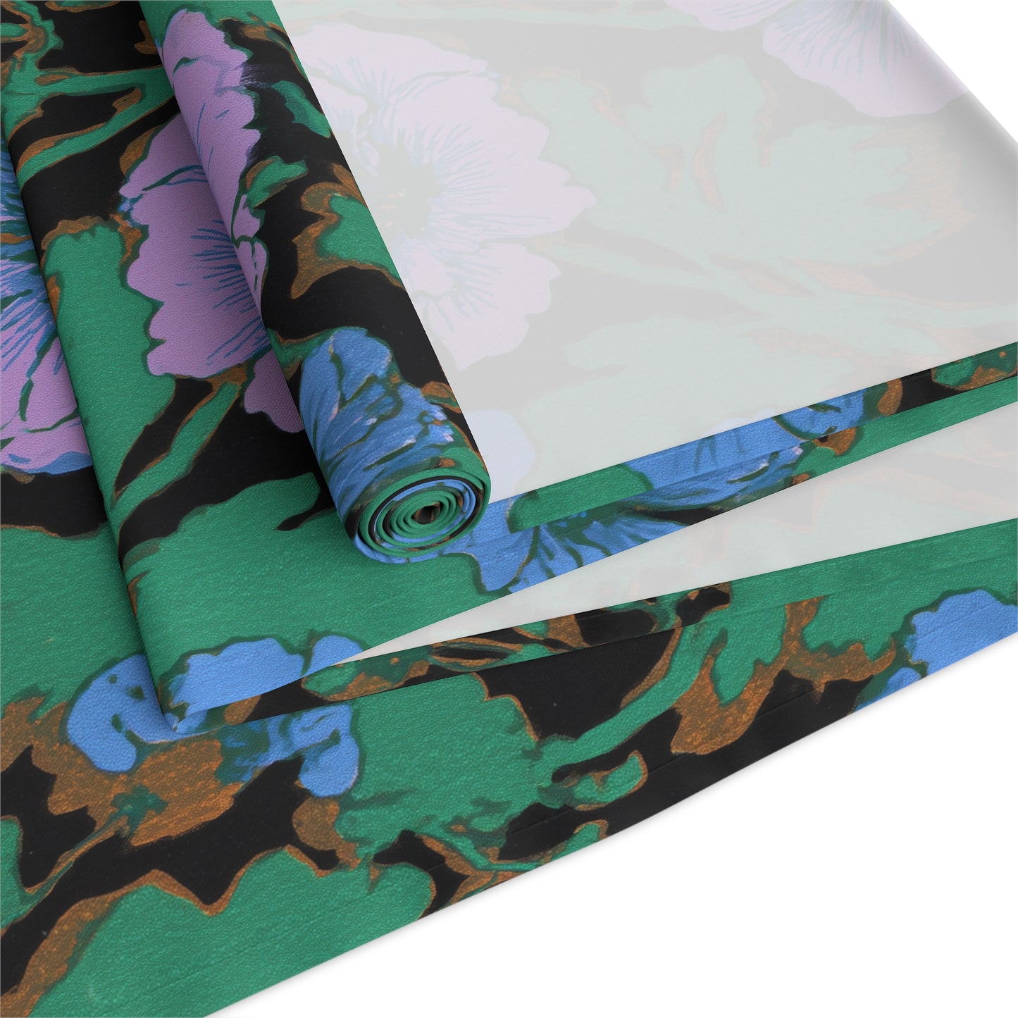 Floral Table Runner | Retro Hollyhock