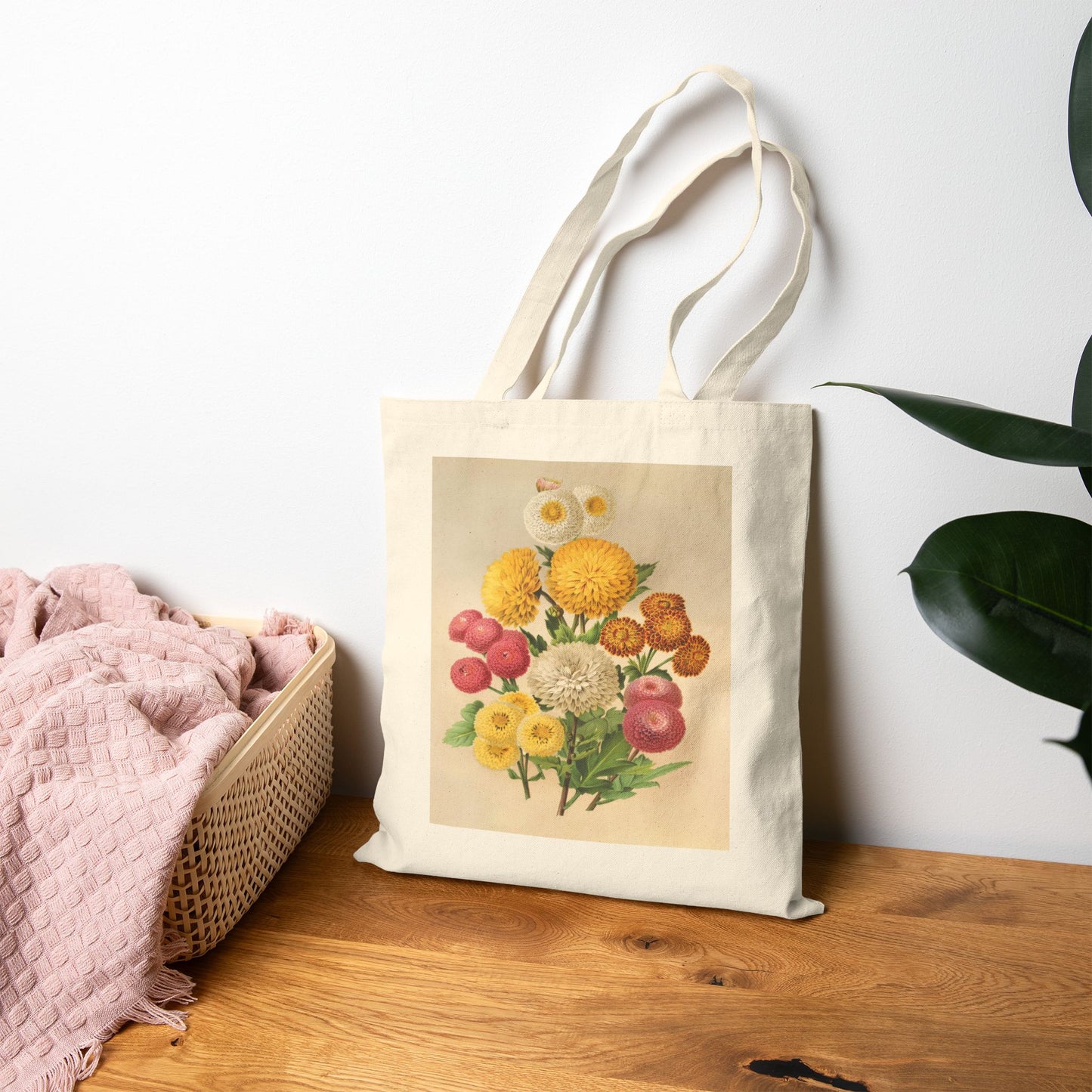 Botanical Tote Bag | Chrysanthèmes d’automne