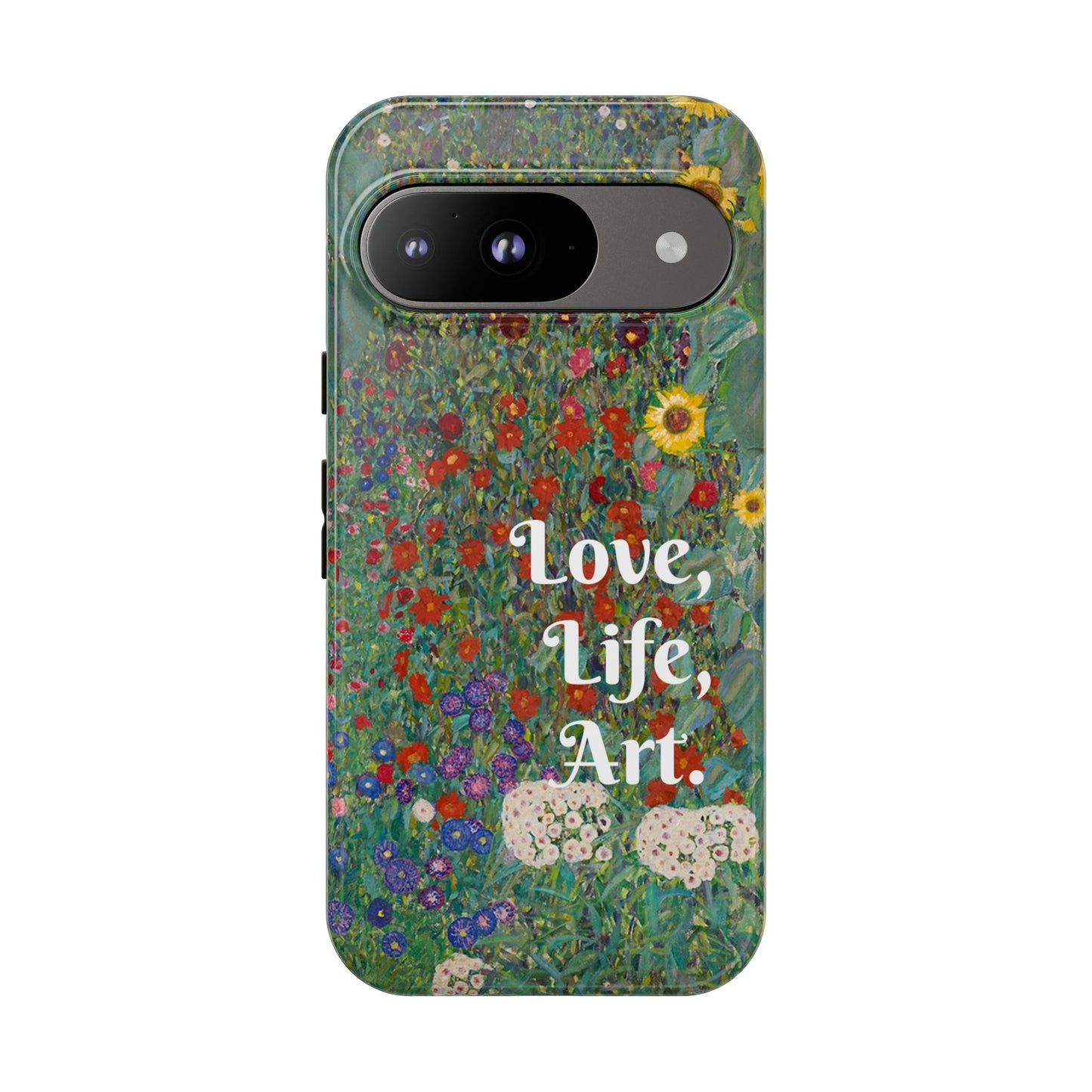 Artistic Google Pixel Case | Gustav Klimt's Farm Garden with Sunflowers (1907)