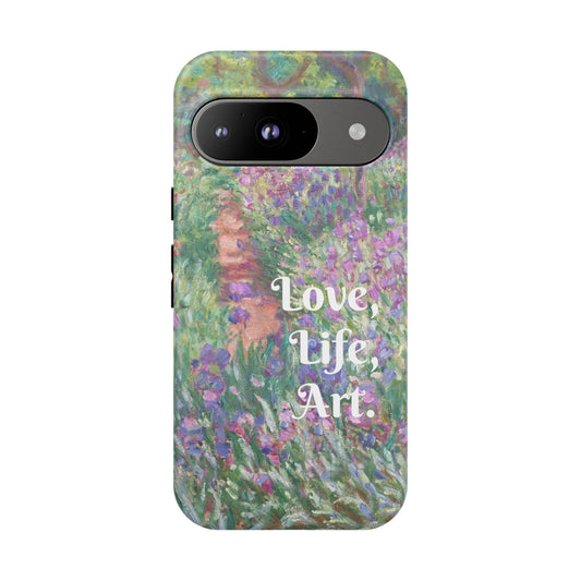 Artistic Google Pixel Case | Artist's Garden At Giverny by Claude Monet