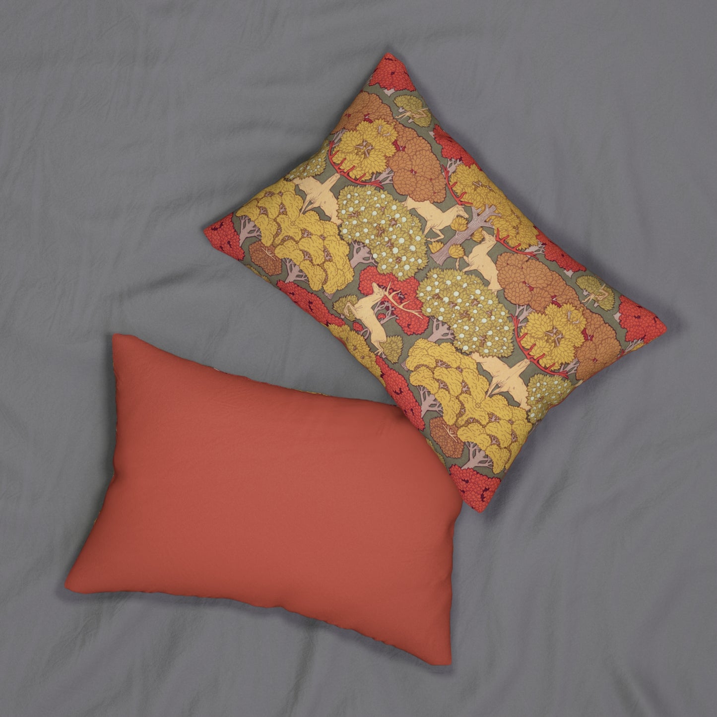 Autumn Forest Lumbar Pillow