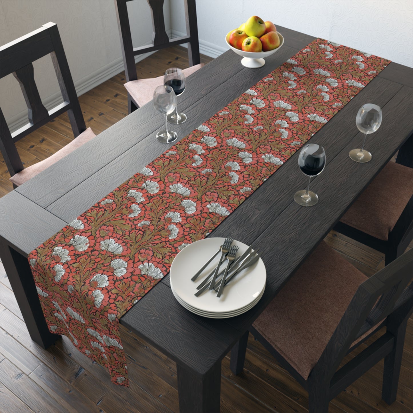 Floral Table Runner | Desert Coral