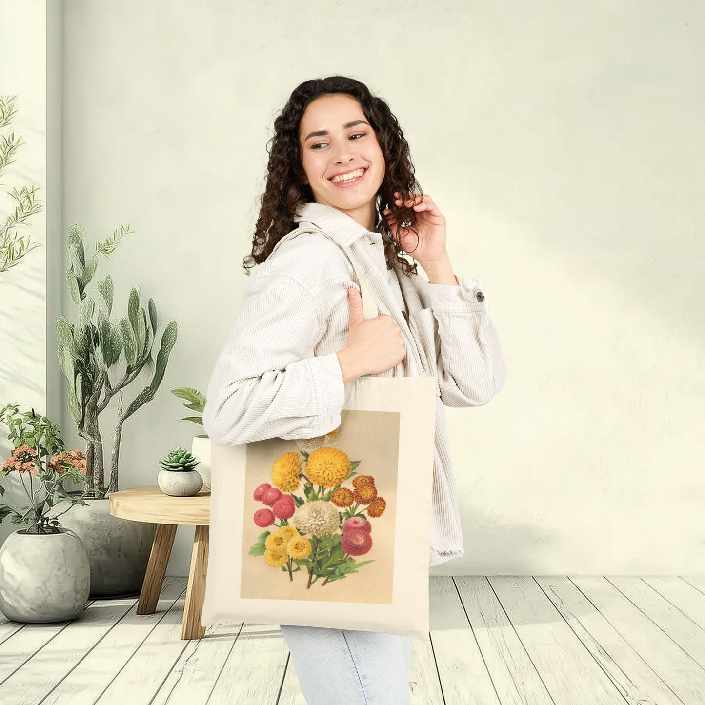 Botanical Tote Bag | Chrysanthèmes d’automne