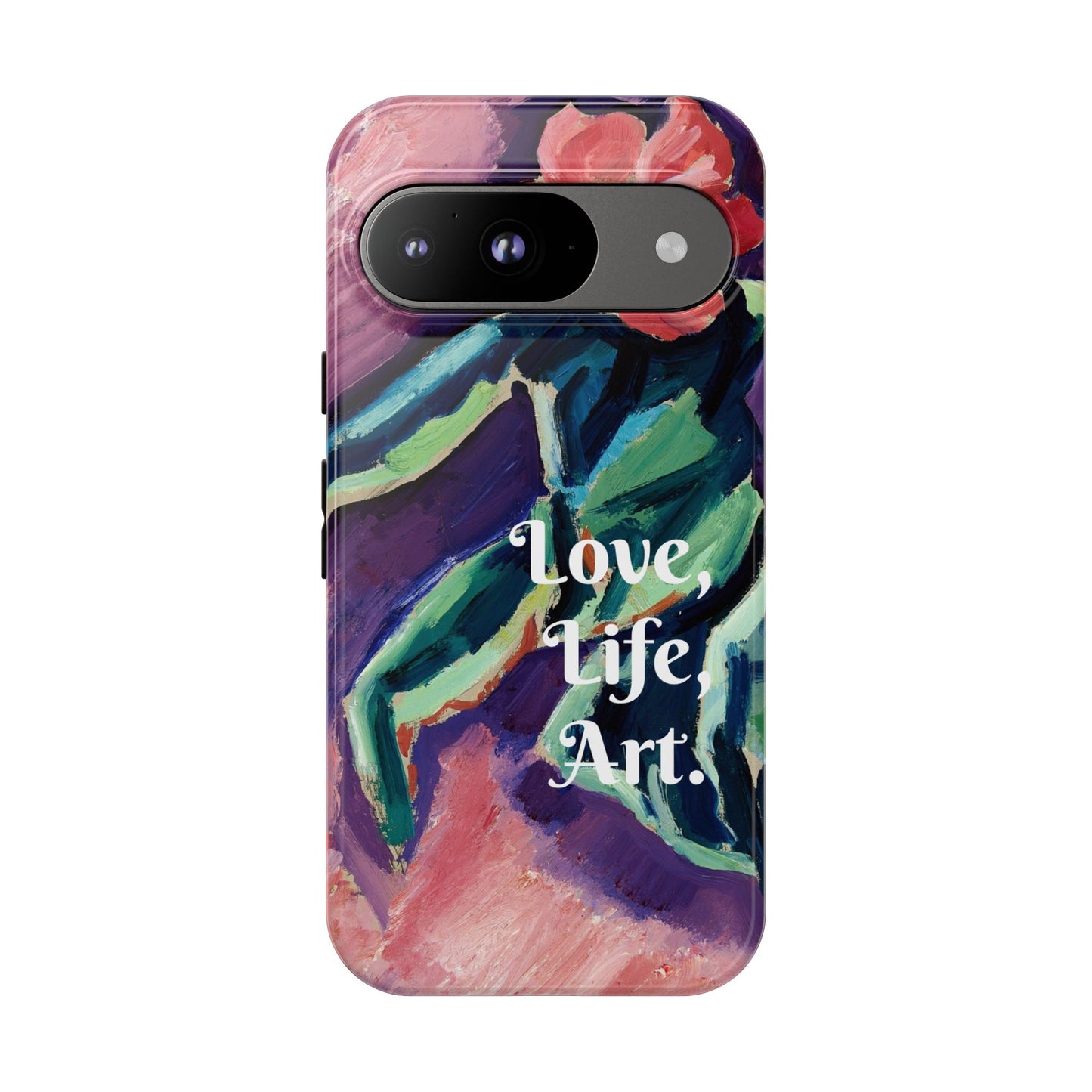 Artistic Google Pixel Case | Pink Begonias