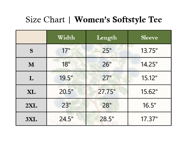 Women's Botanical Softstyle Tee | Camellia Madame Cachet