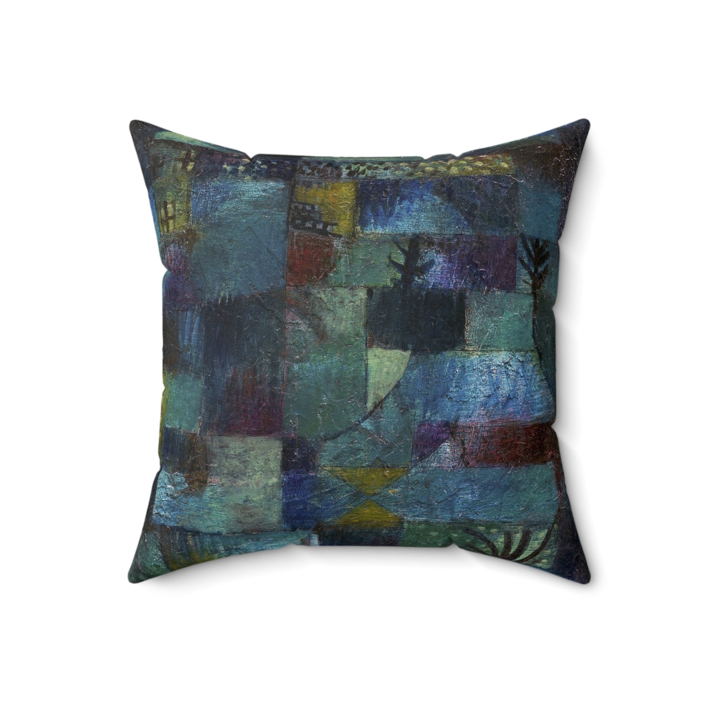Artistic Throw Pillow | Terraced garden (1920)