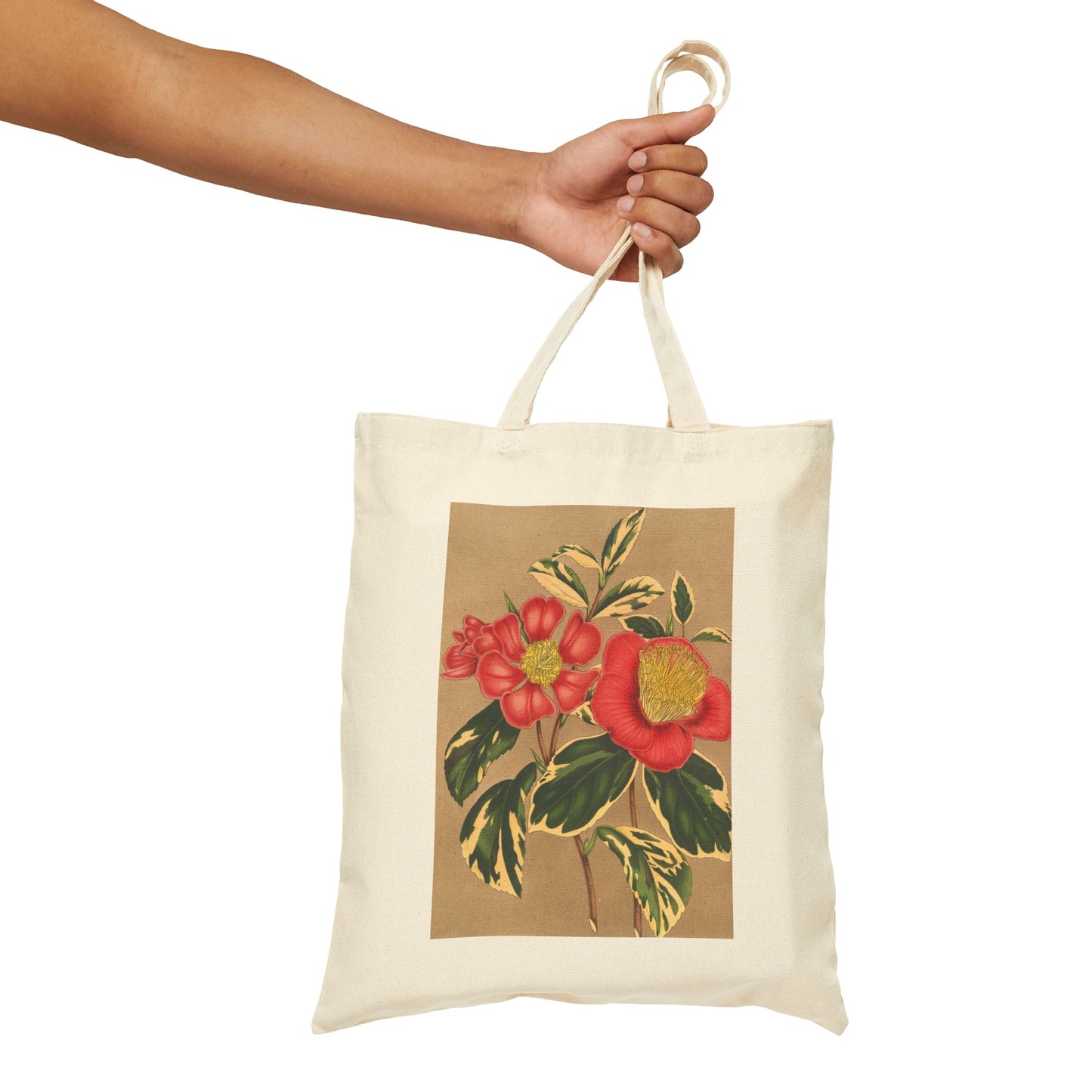 Botanical Tote Bag | Camellia japonica, sesanqua