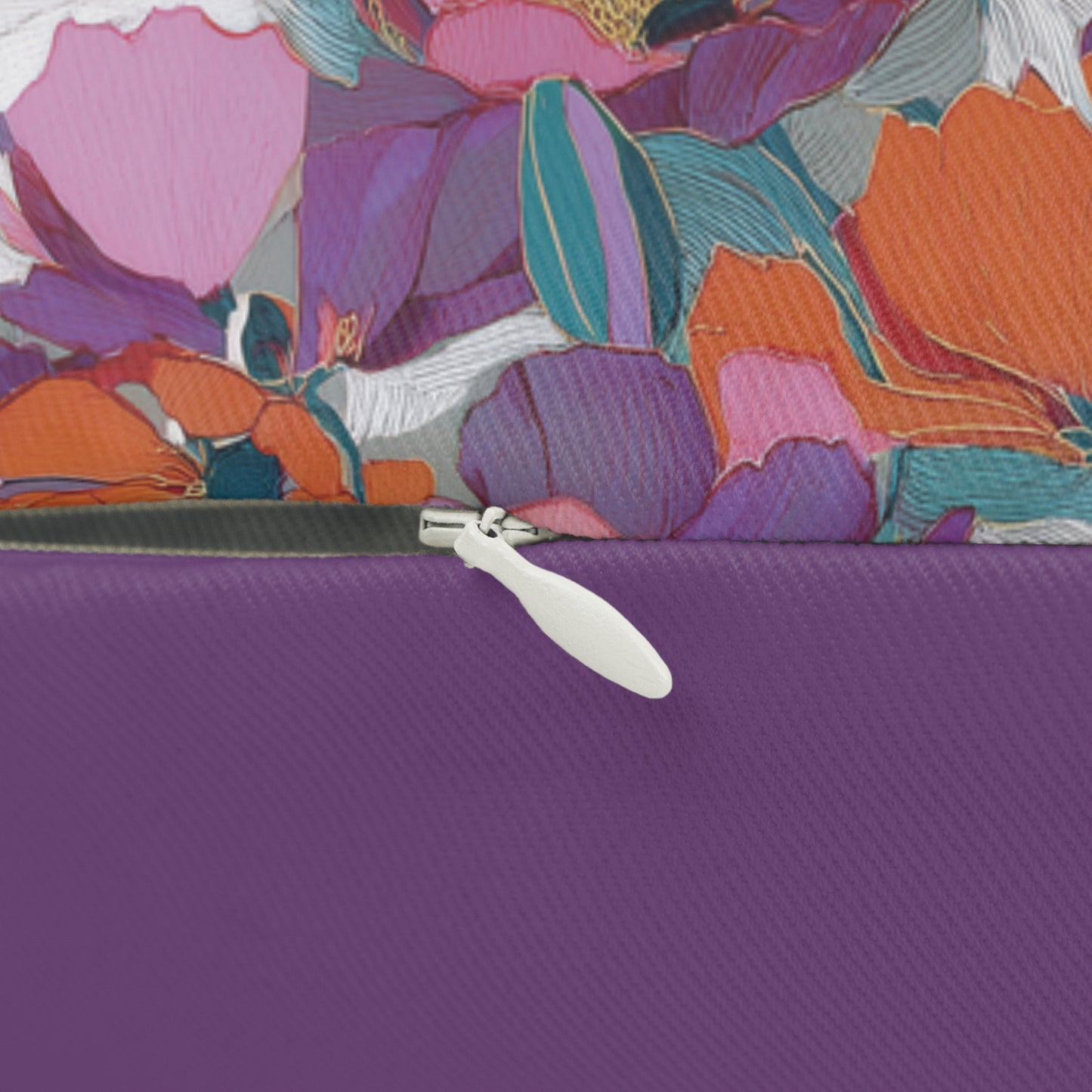 Floral Lumbar Pillow - Wild Poppies