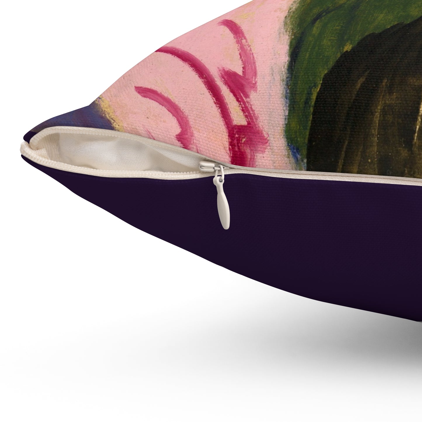 Artistic Throw Pillow | Woman in the Green Blouse
