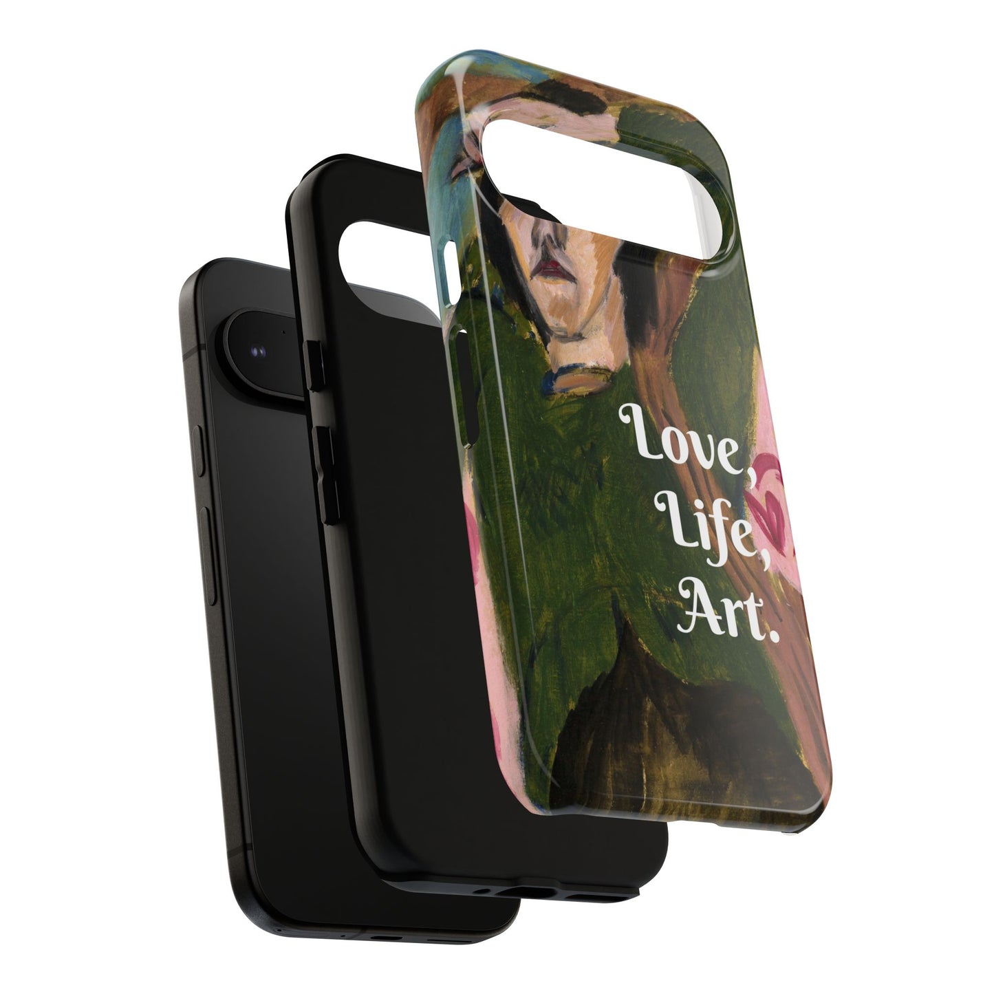 Artistic Google Pixel Case | Woman in the Green Blouse