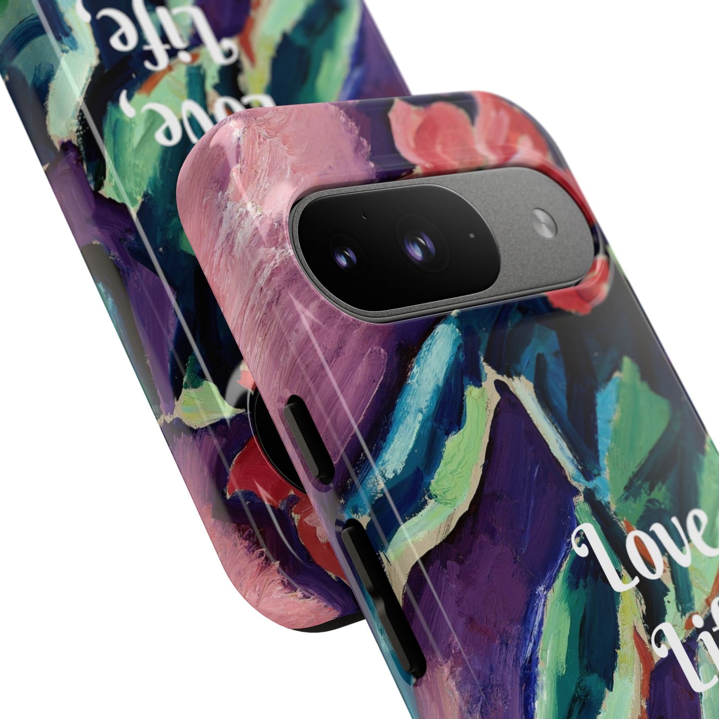Artistic Google Pixel Case | Pink Begonias