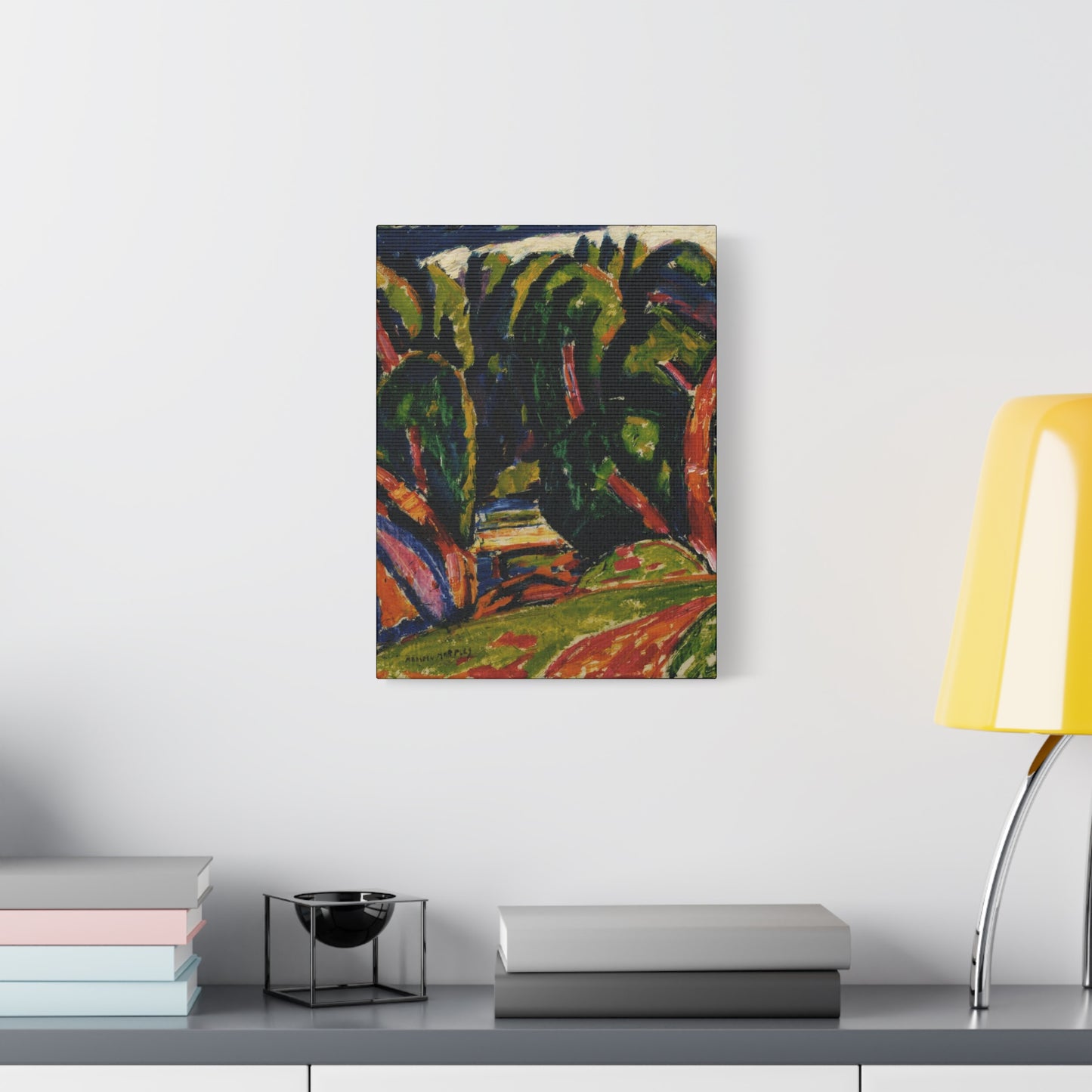 Artistic Canvas Print | Red Tree