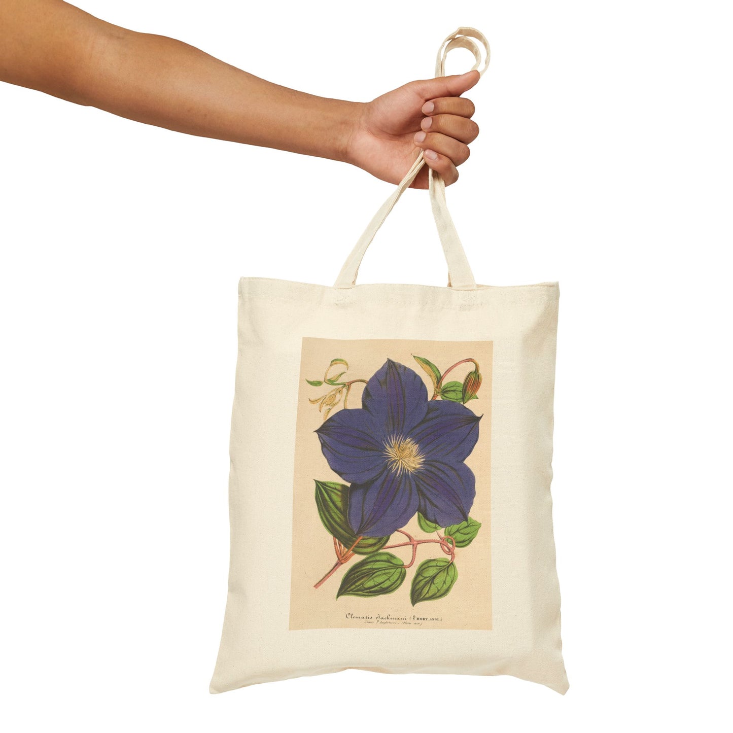 Botanical Tote Bag | Clematis Jackmani