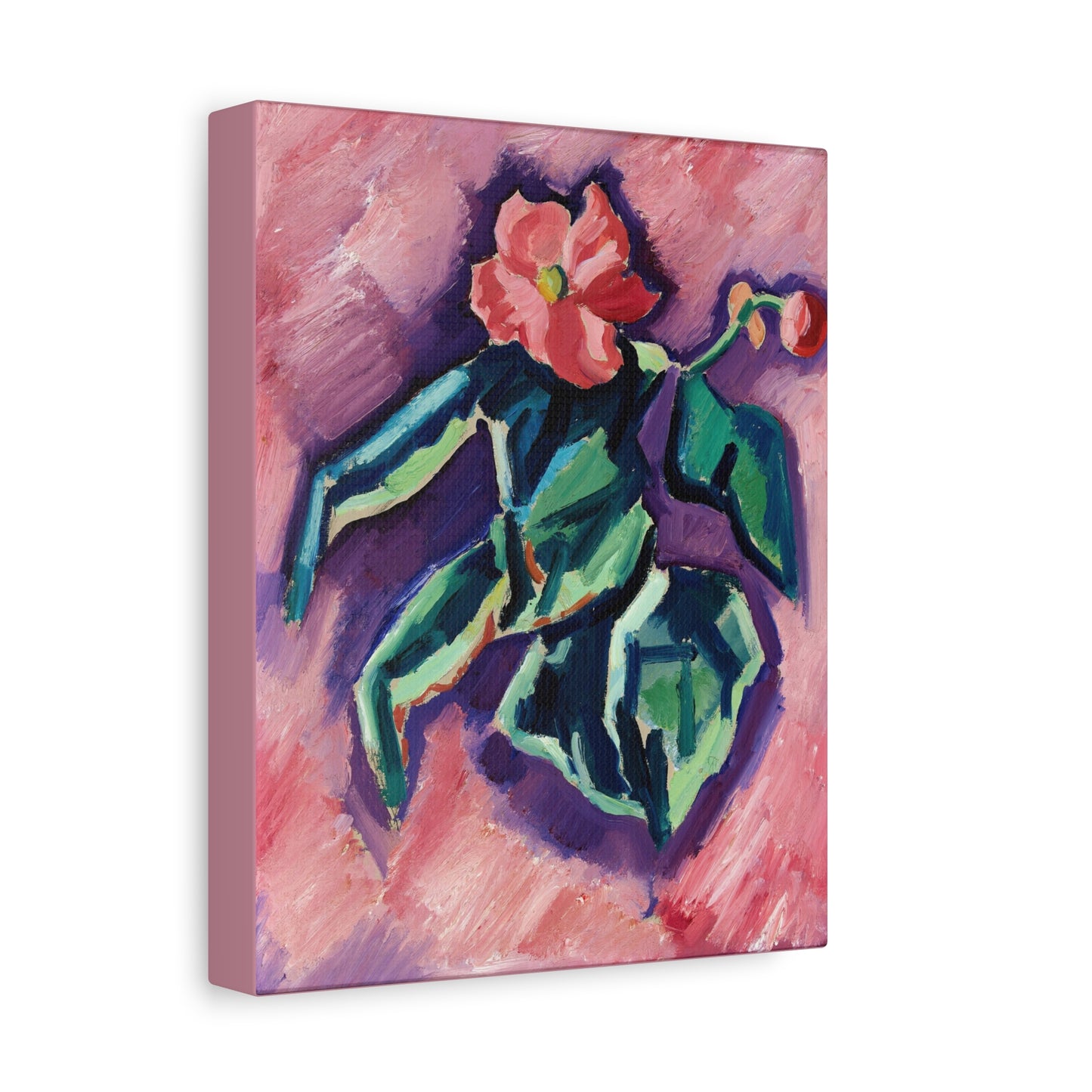 Artistic Canvas Print | Pink Begonias