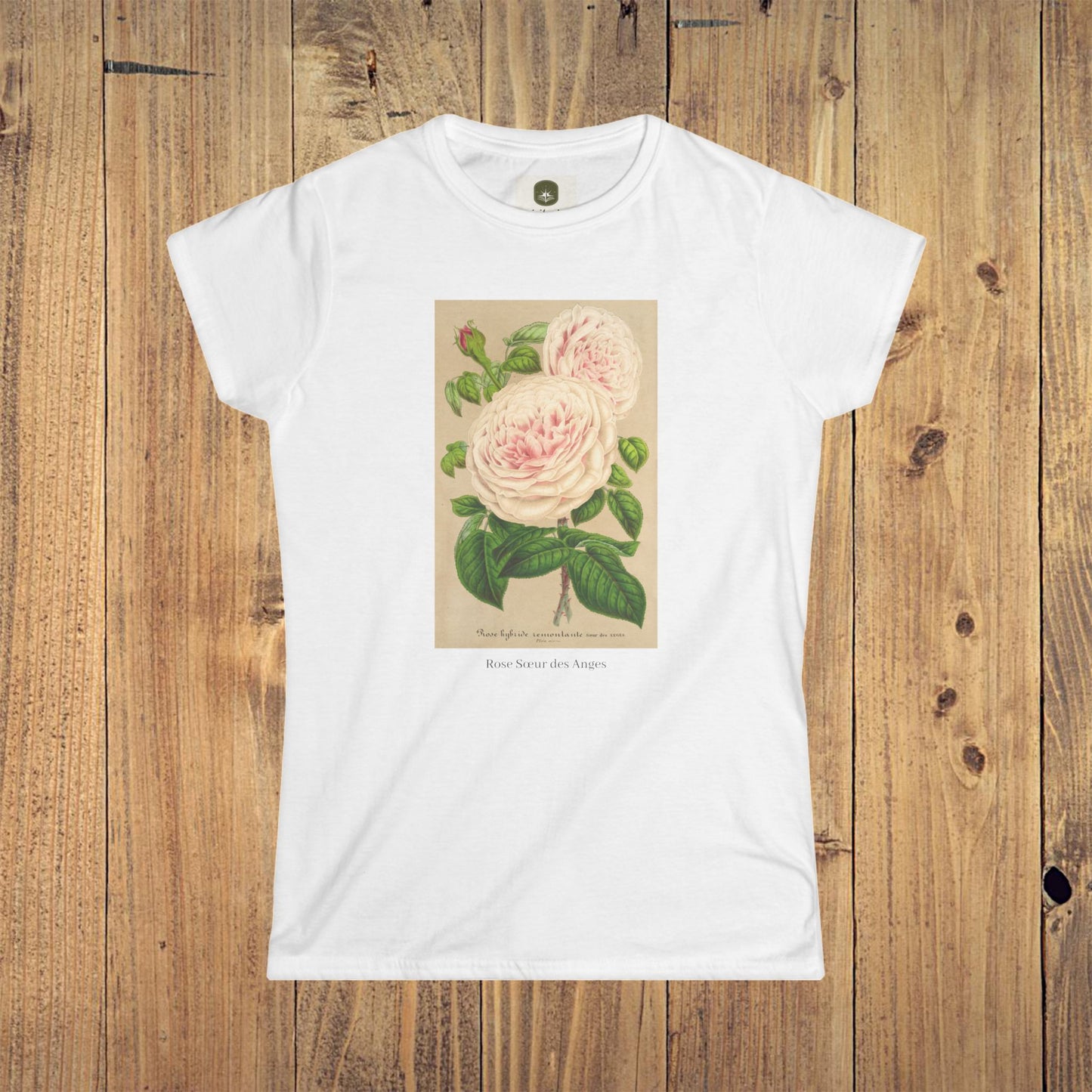 Women's Botanical Softstyle Tee | Rose Sœur des Anges