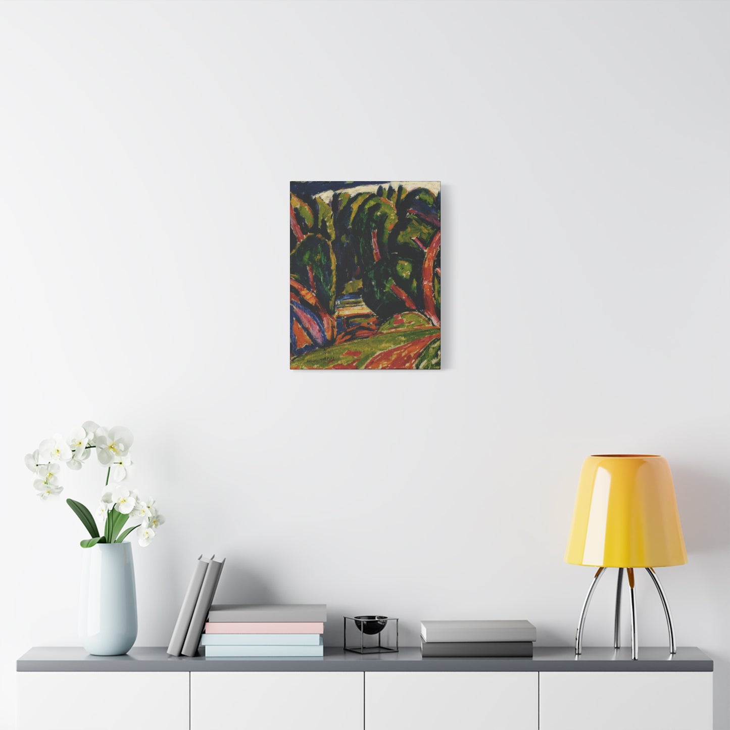 Artistic Canvas Print | Red Tree