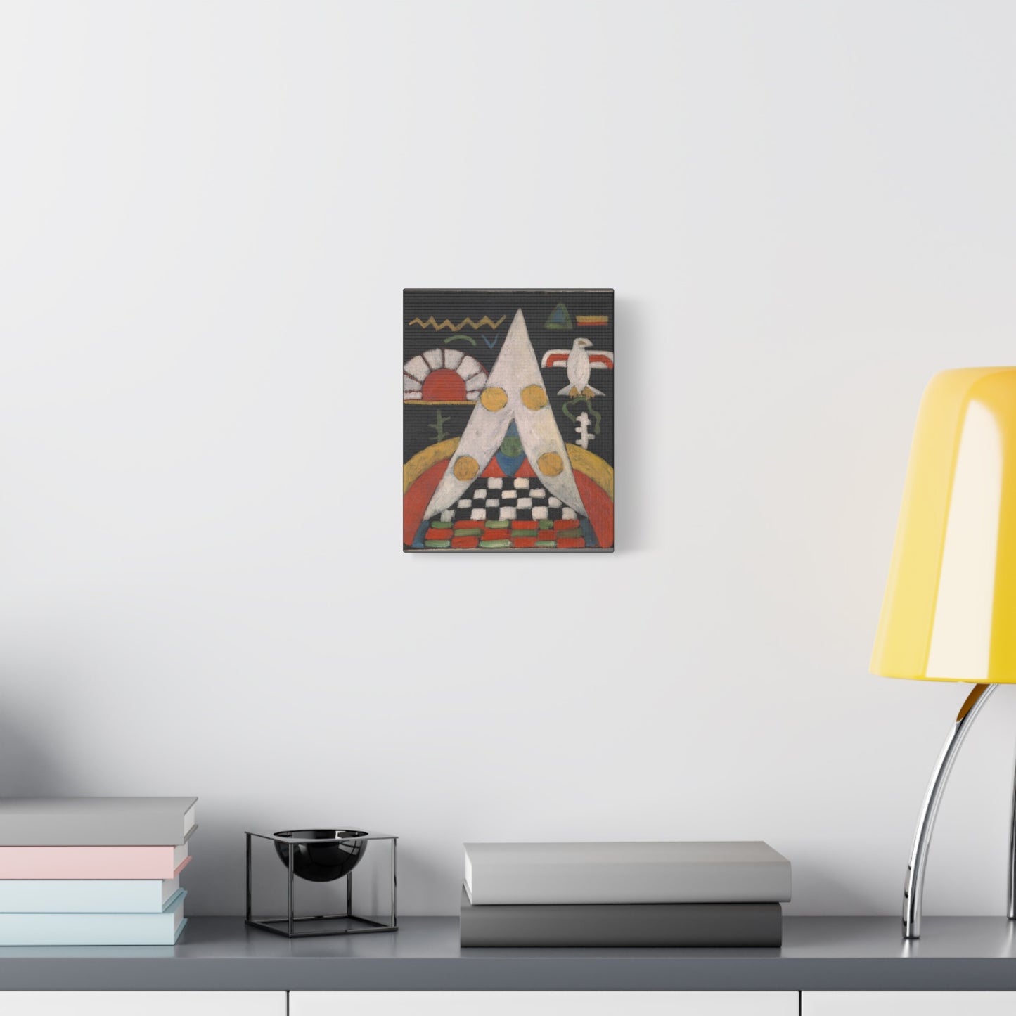 Artistic Canvas Print | An Abstract Arrangement of American Indian Symbols