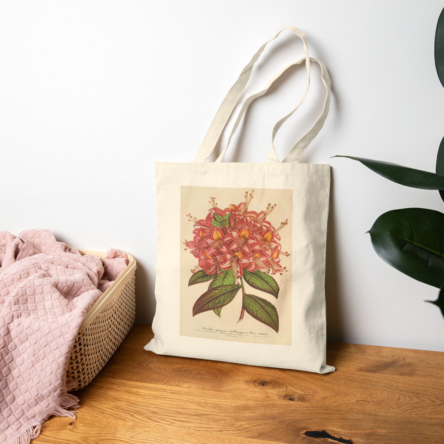 Botanical Tote Bag | Azaléa Bouquet de Flore Hort. Versch