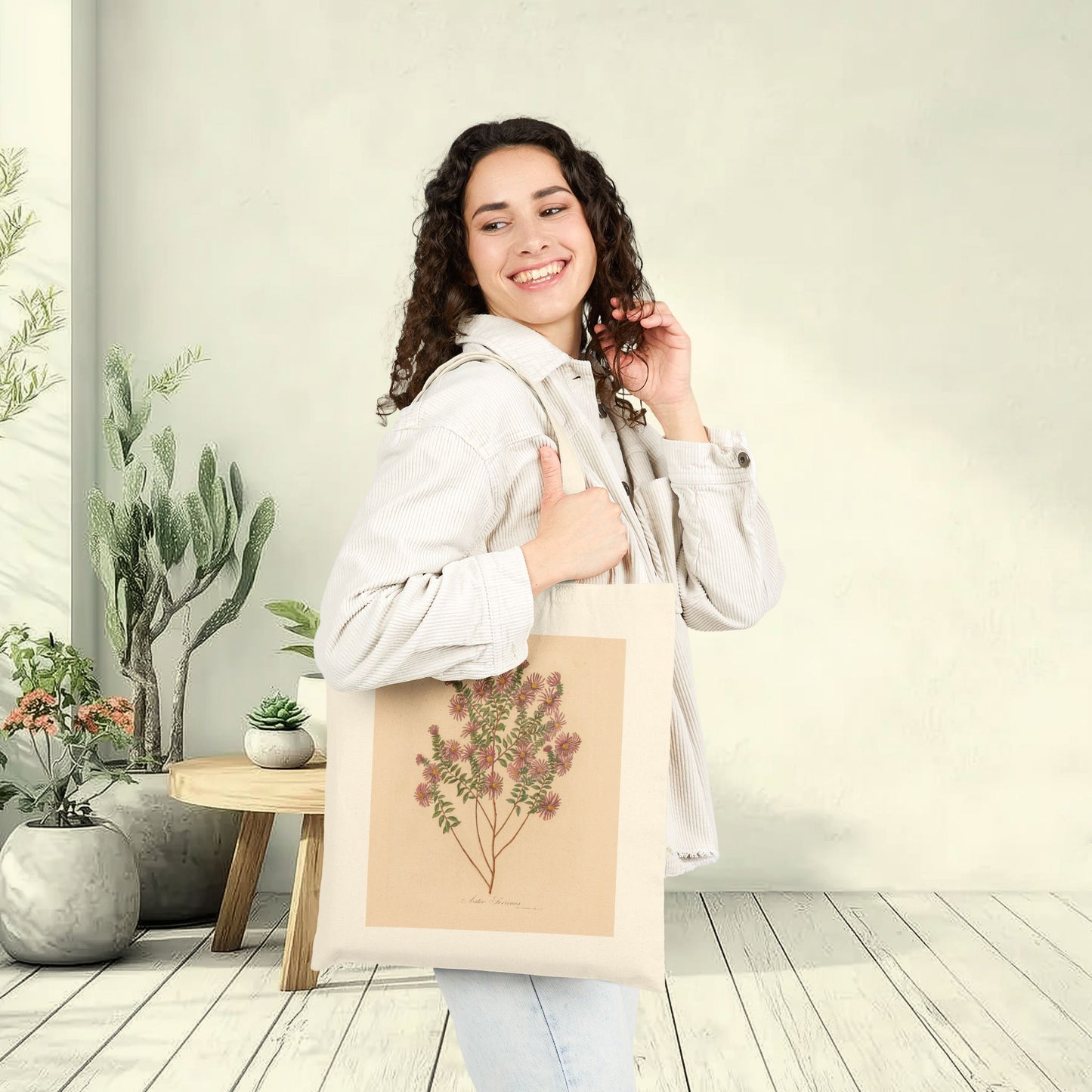 Botanical Tote Bag | Aster Sericeus