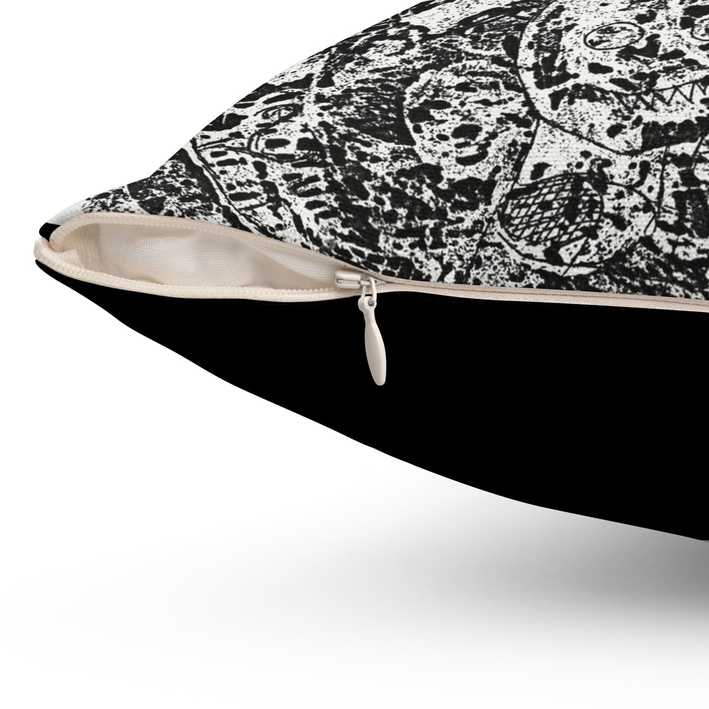Artistic Throw Pillow | Small World (1914)