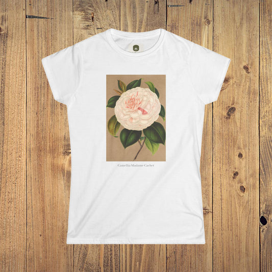 Women's Botanical Softstyle Tee | Camellia Madame Cachet
