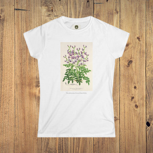 Women's Botanical Softstyle Tee | Swainsona lessertiaefolia