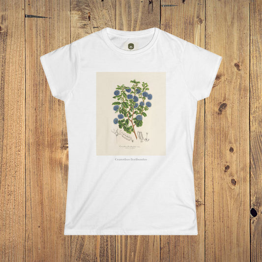 Women's Botanical Softstyle Tee | Ceanothus floribundus