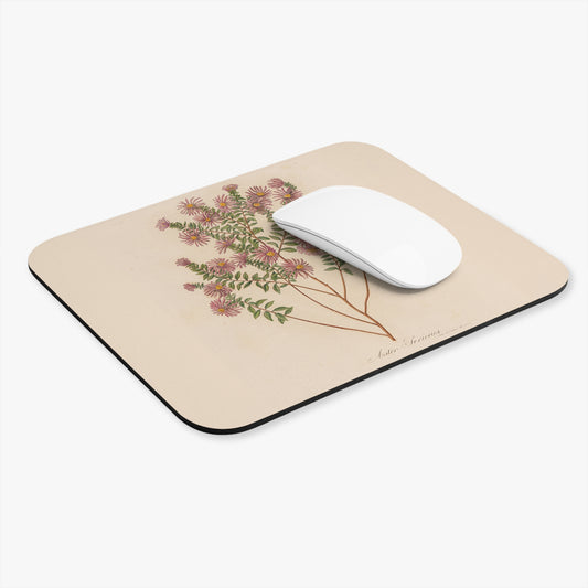 Botanical Print Mouse Pad | Aster Sericeus