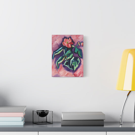 Artistic Canvas Print | Pink Begonias