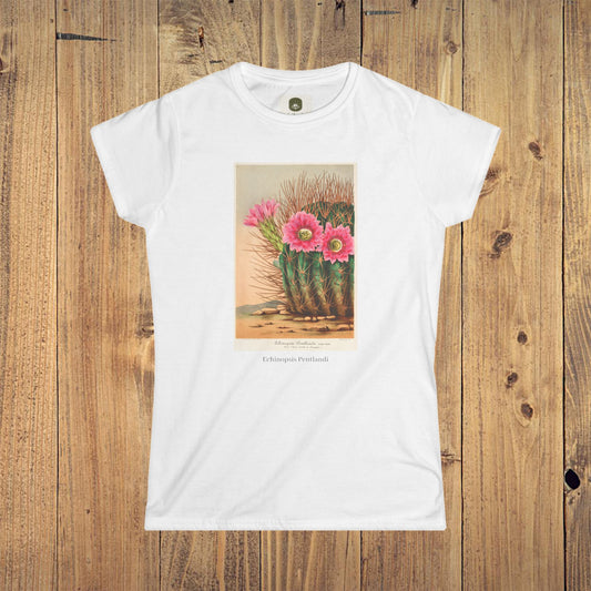 Women's Botanical Softstyle Tee | Echinopsis Pentlandi