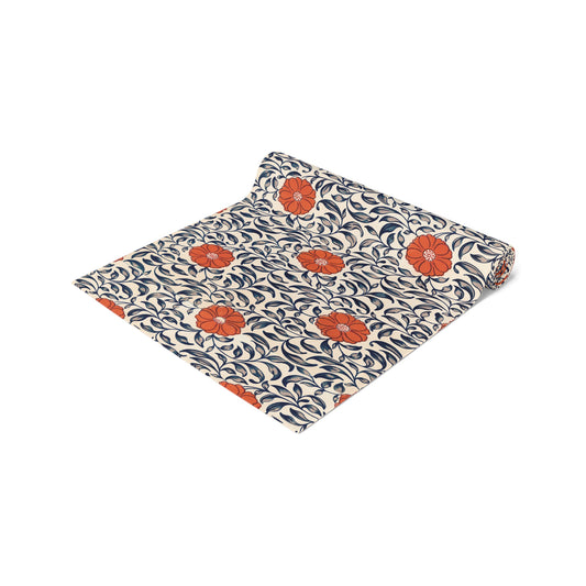 Chic Floral Table Runner - Boho Dining Decor