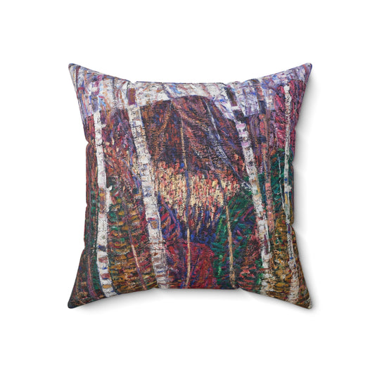 Artistic Throw Pillow |  White Birches