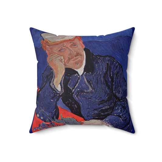 Artistic Throw Pillow | Portrait Dr. Gachet (1911)