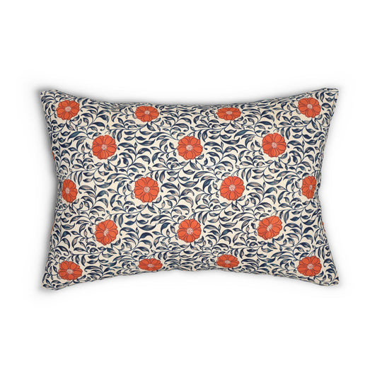 Bohemian Floral Lumbar Pillow
