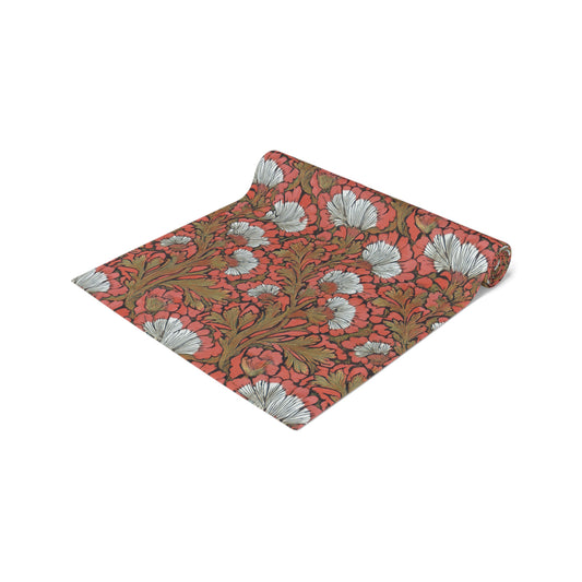 Floral Table Runner | Desert Coral