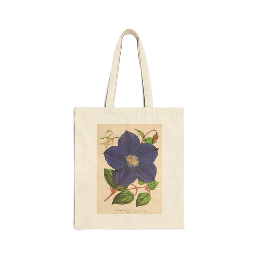 Botanical Tote Bag | Clematis Jackmani