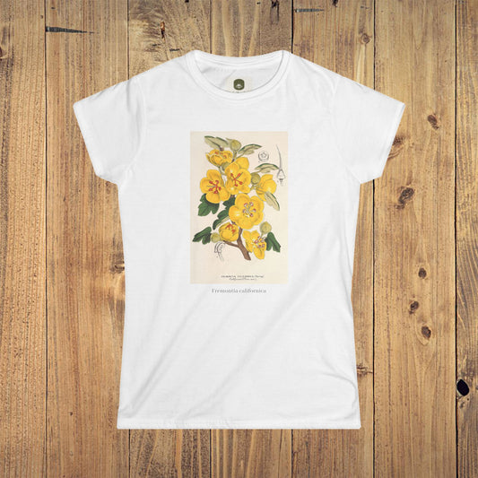 Women's Botanical Softstyle Tee | Fremontia californica